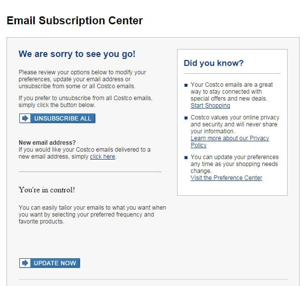 Best Email Unsubscribe Examples Email Uplers 