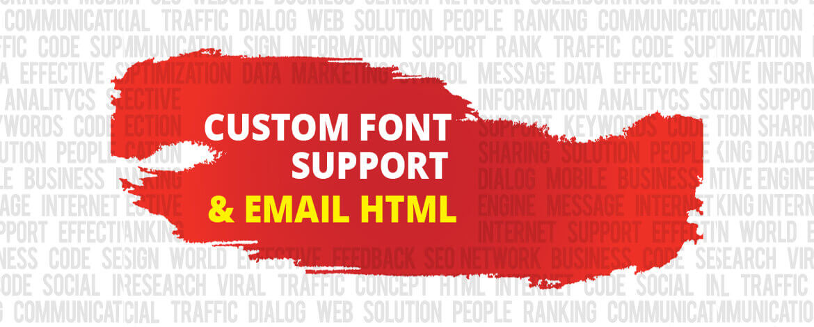 Custom Font Support in Email HTML