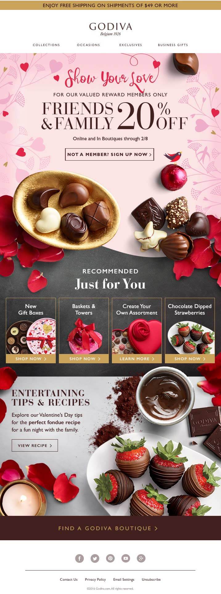 GODIVA-Valentine's Day