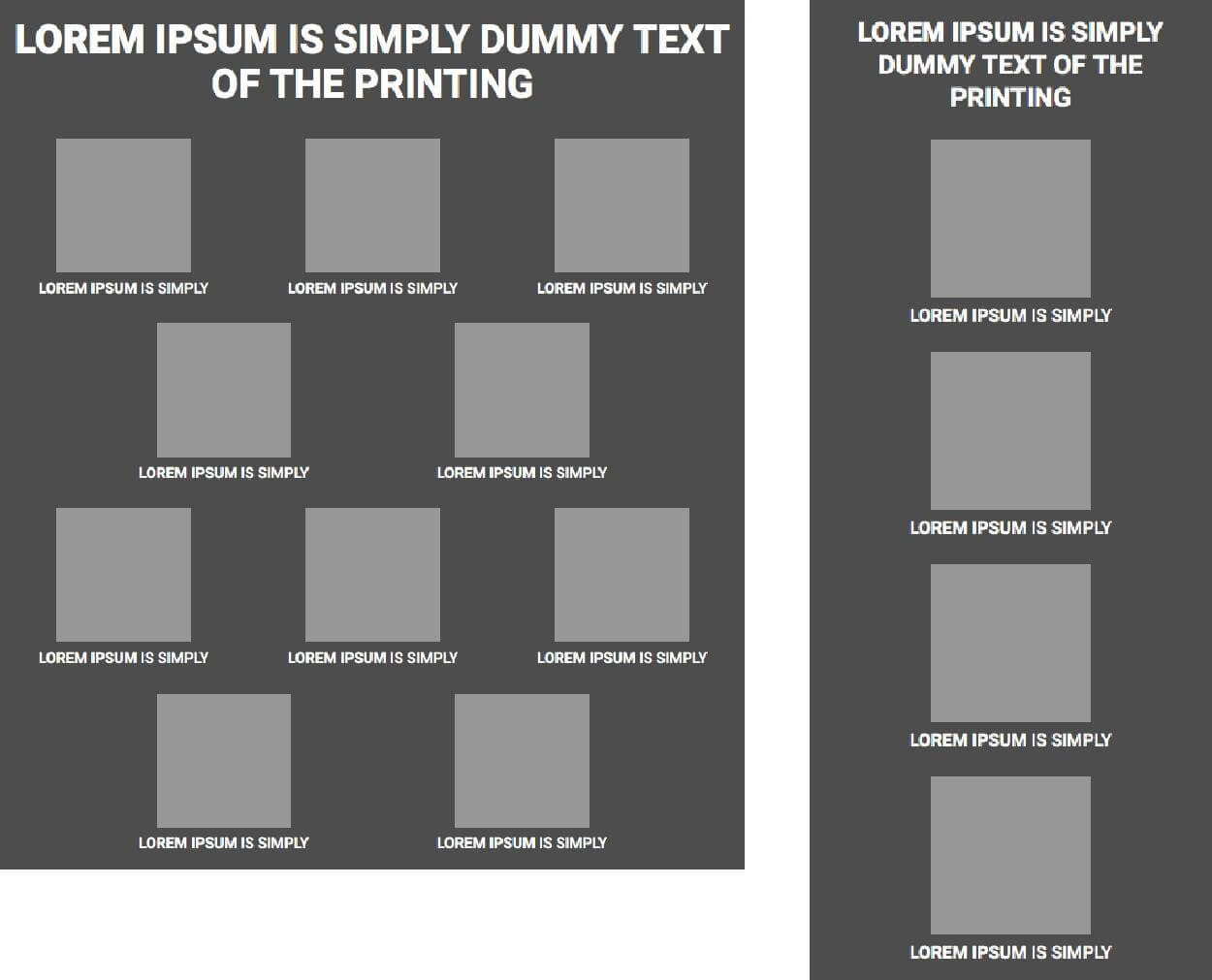 3 column templates