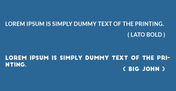 Fig: Text with same font size and weight has different width which may cause improper text display.