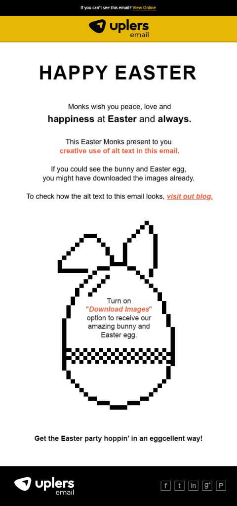 Pixel-art-in-email-easter