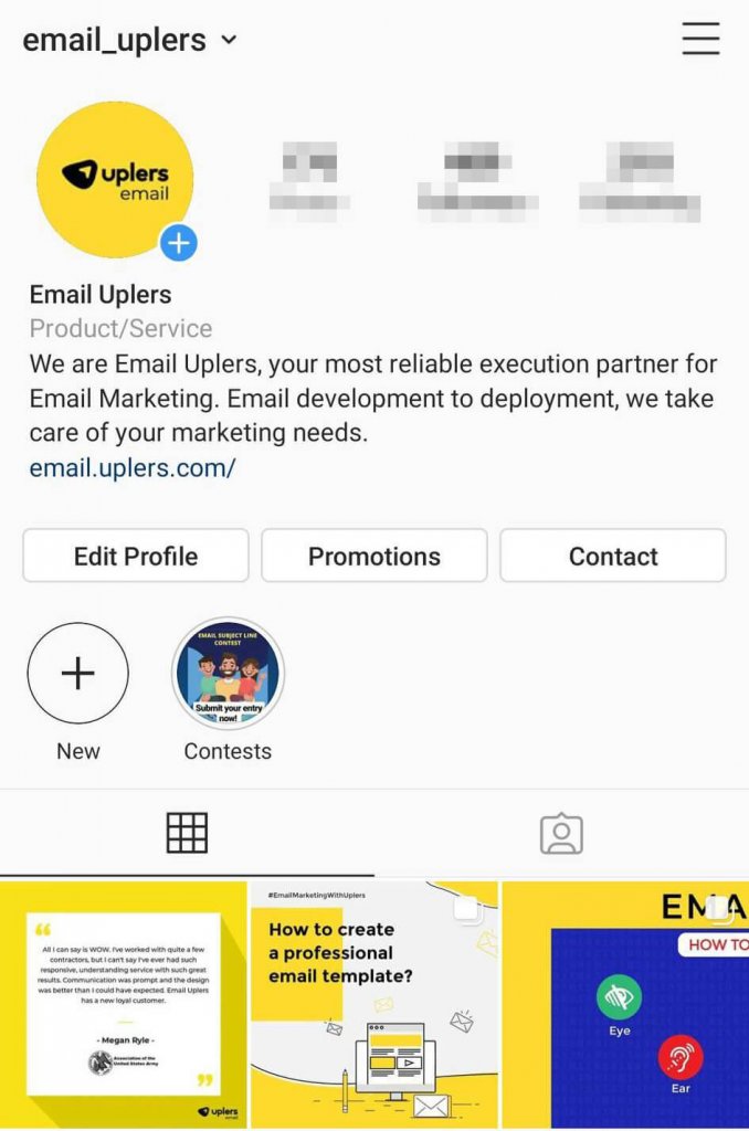 Email Uplers Instagram