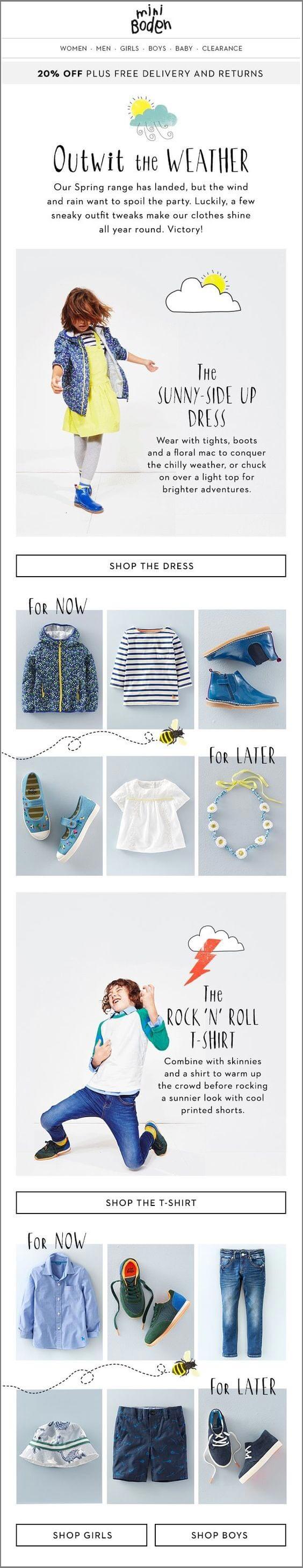 email marketing templates_mini-boden