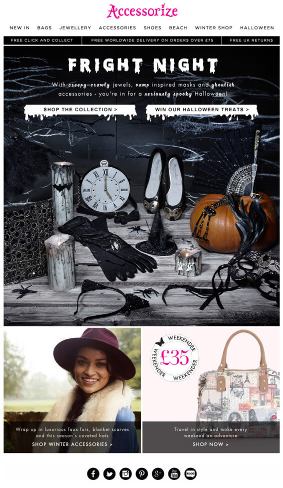 Halloween Email Accessorize