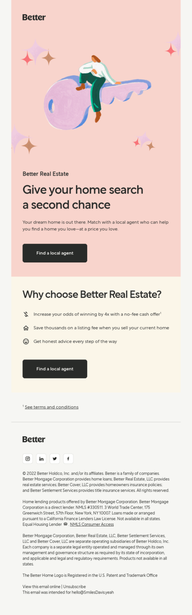 Better-real-estate-email design