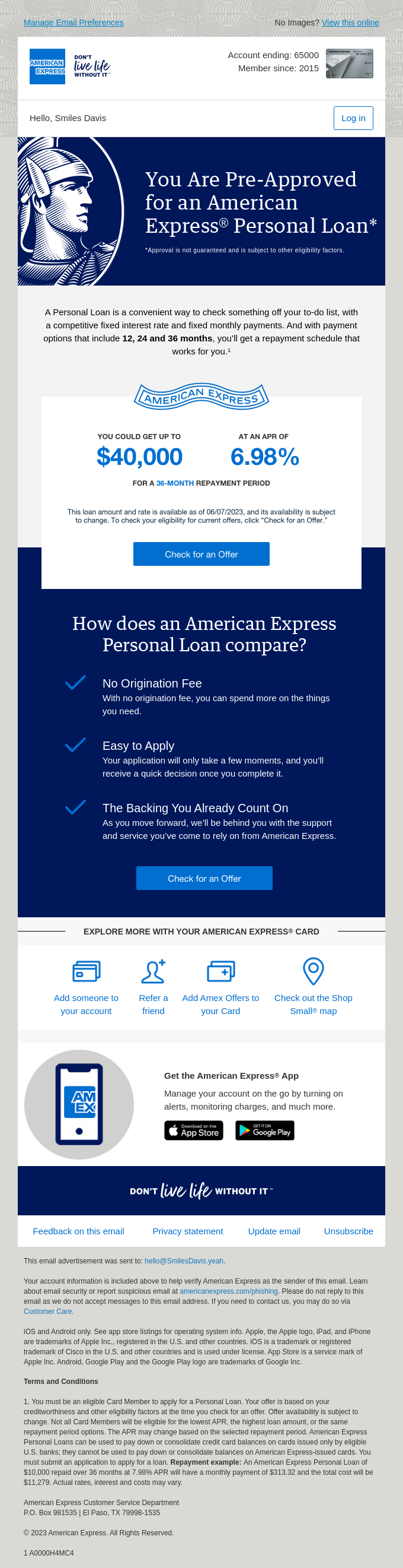 Loan Approval Email