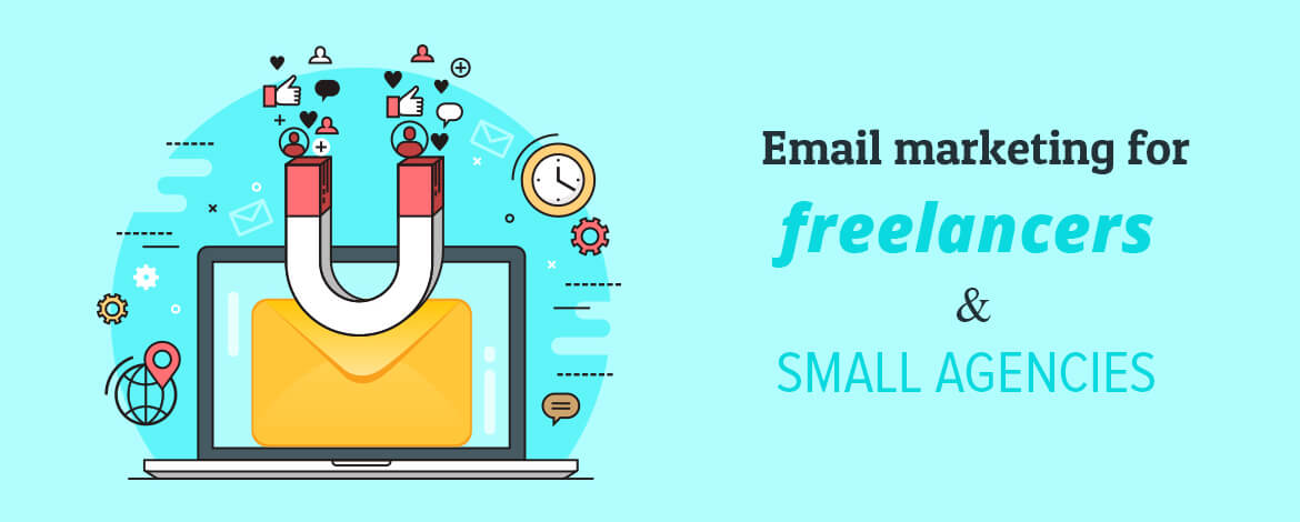 Email marketing for freelancers and small agencies - Large Size copy