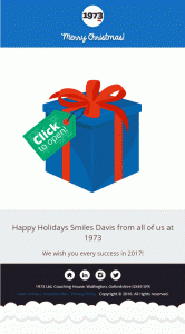 1973 - christmas Holiday Email