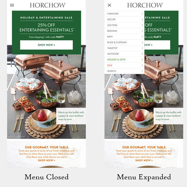 Horchow-Mobile-Hamburger-Menu