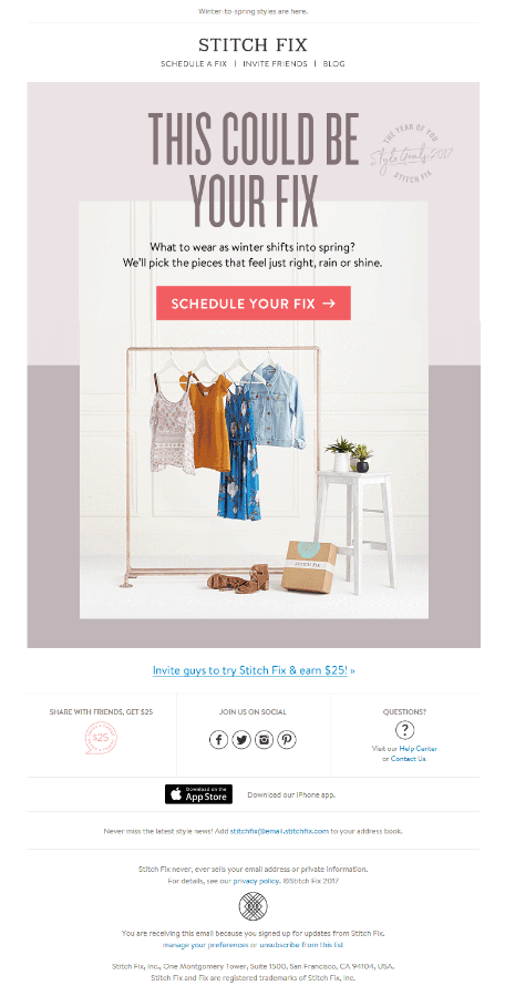 Stitch Fix Static email