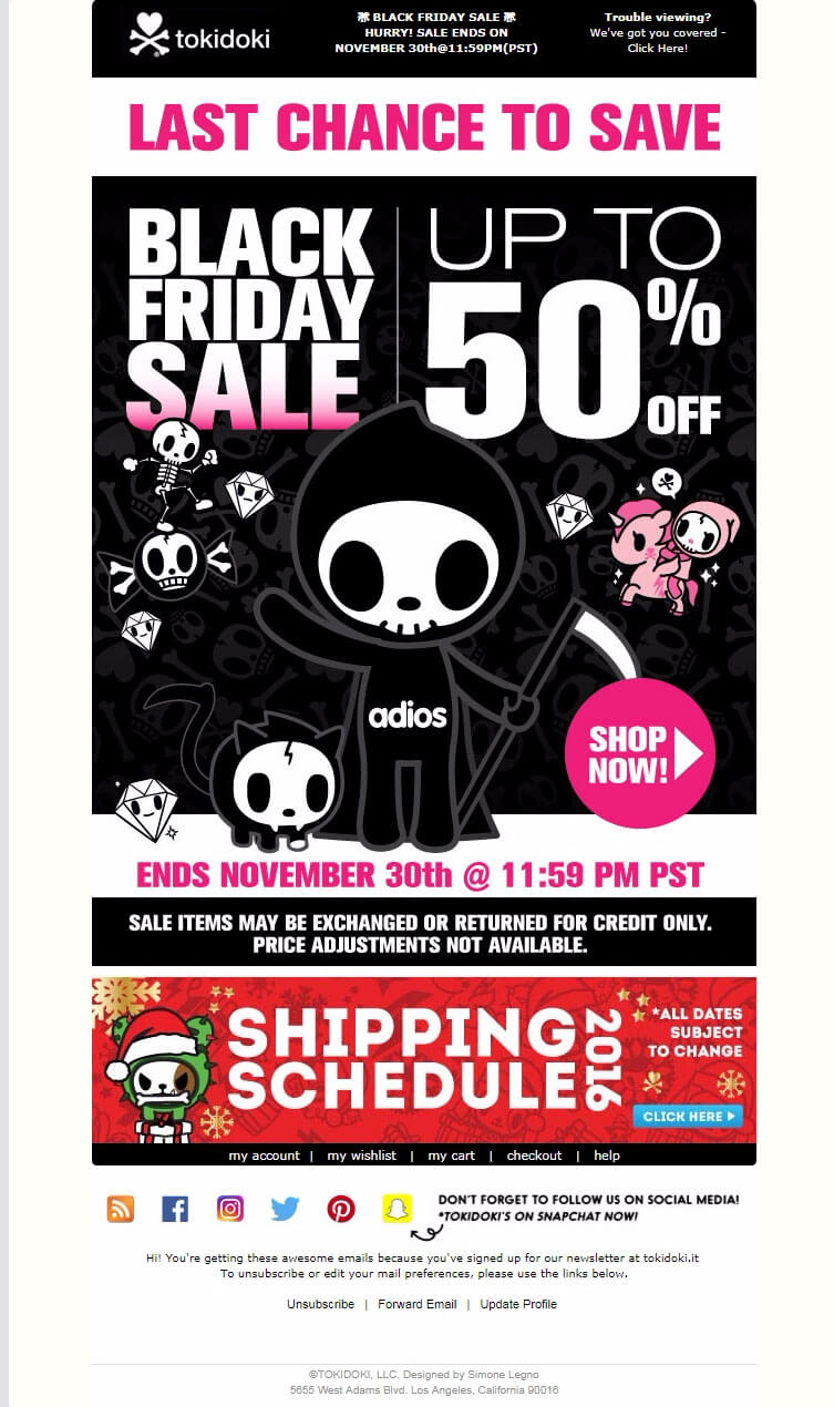 Tokidoki---Black-Friday-Holiday-Email