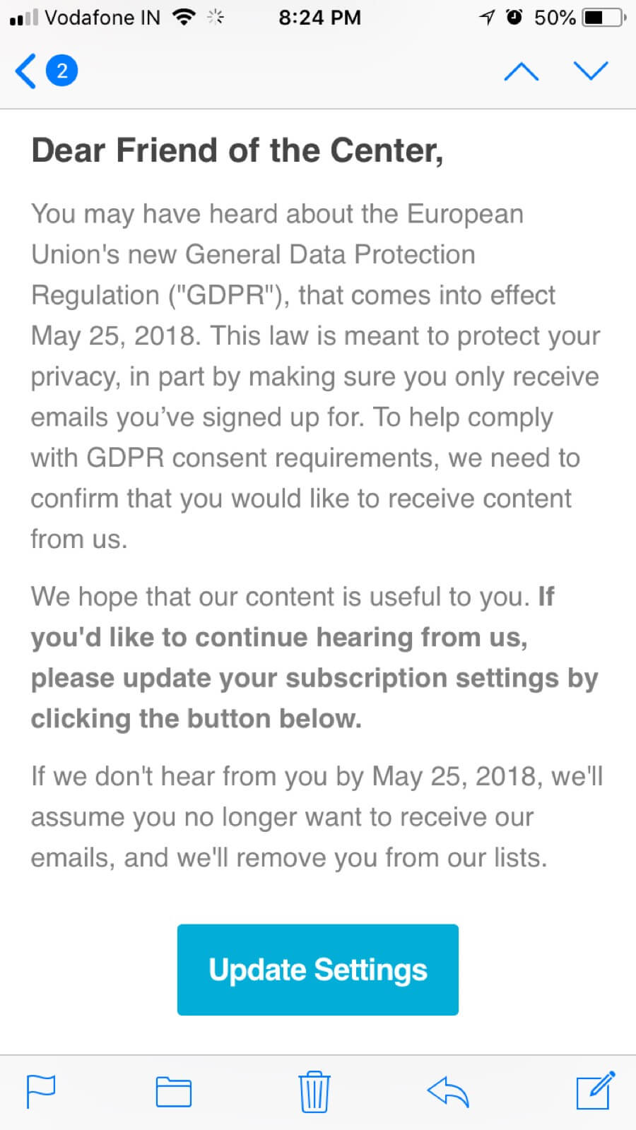 GDPR email 1