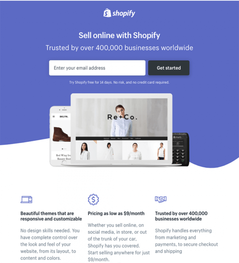 shopify template