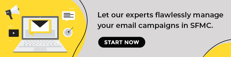 Let us manage your email campaigns in SFMC