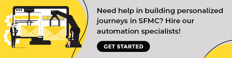 Let us help in building personalized journeys in SFMC