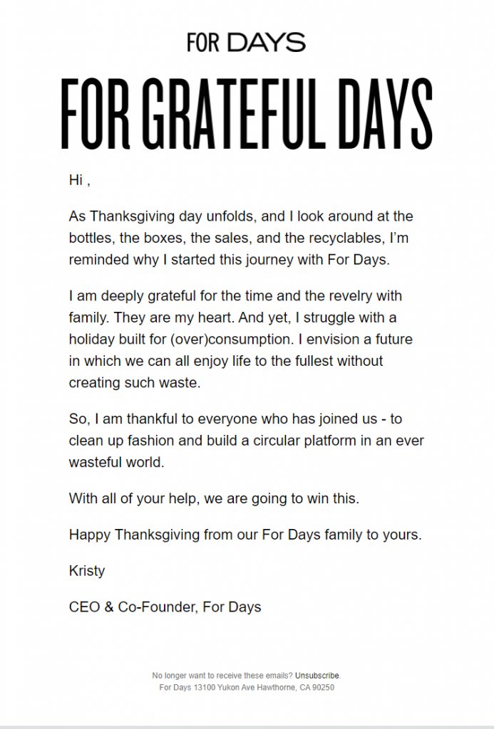 Thanksgiving email templates & ideas to Boost Your Revenue