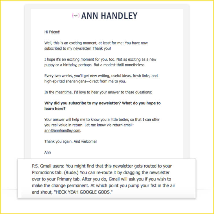 Ann Handley email