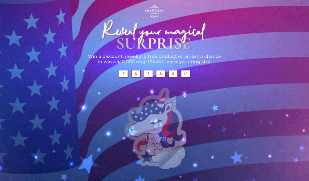 4th of July email bonus by Fragrant Jewels 