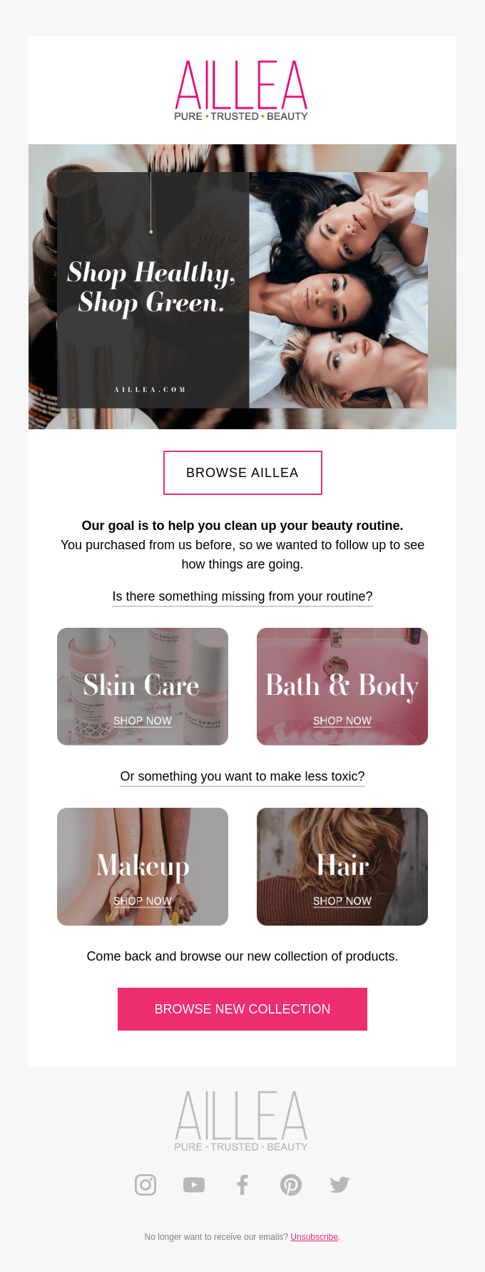 Re-engagement Emails by Aillea