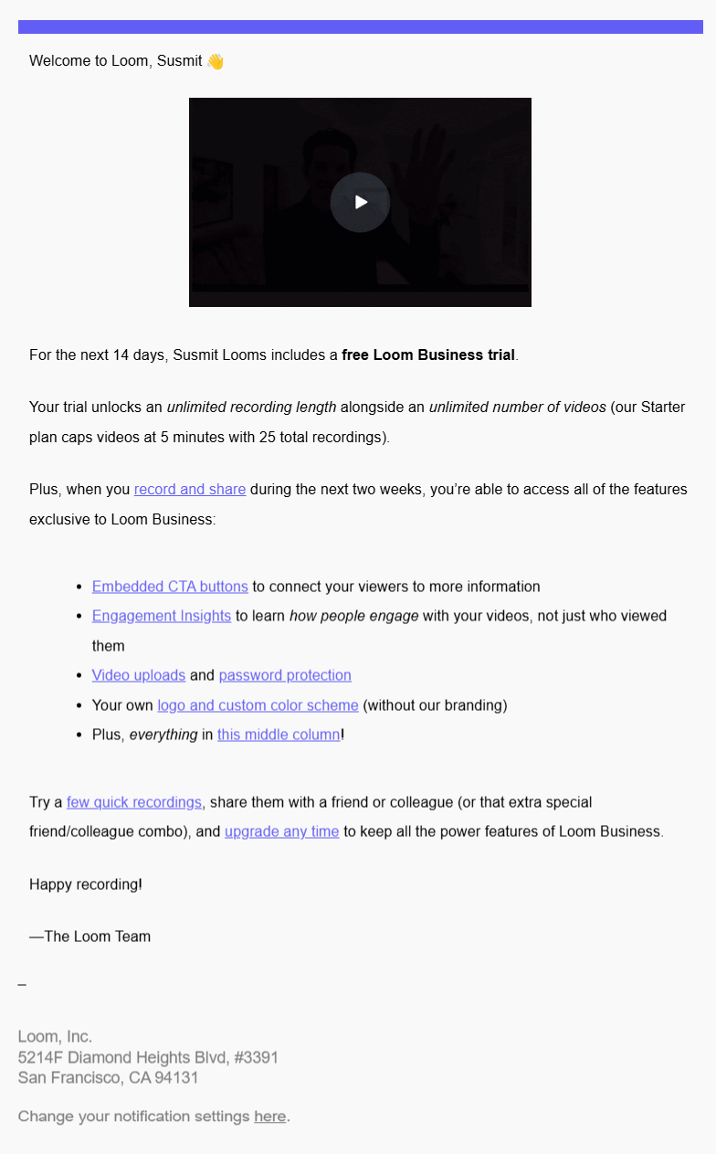 Loom Newsletter