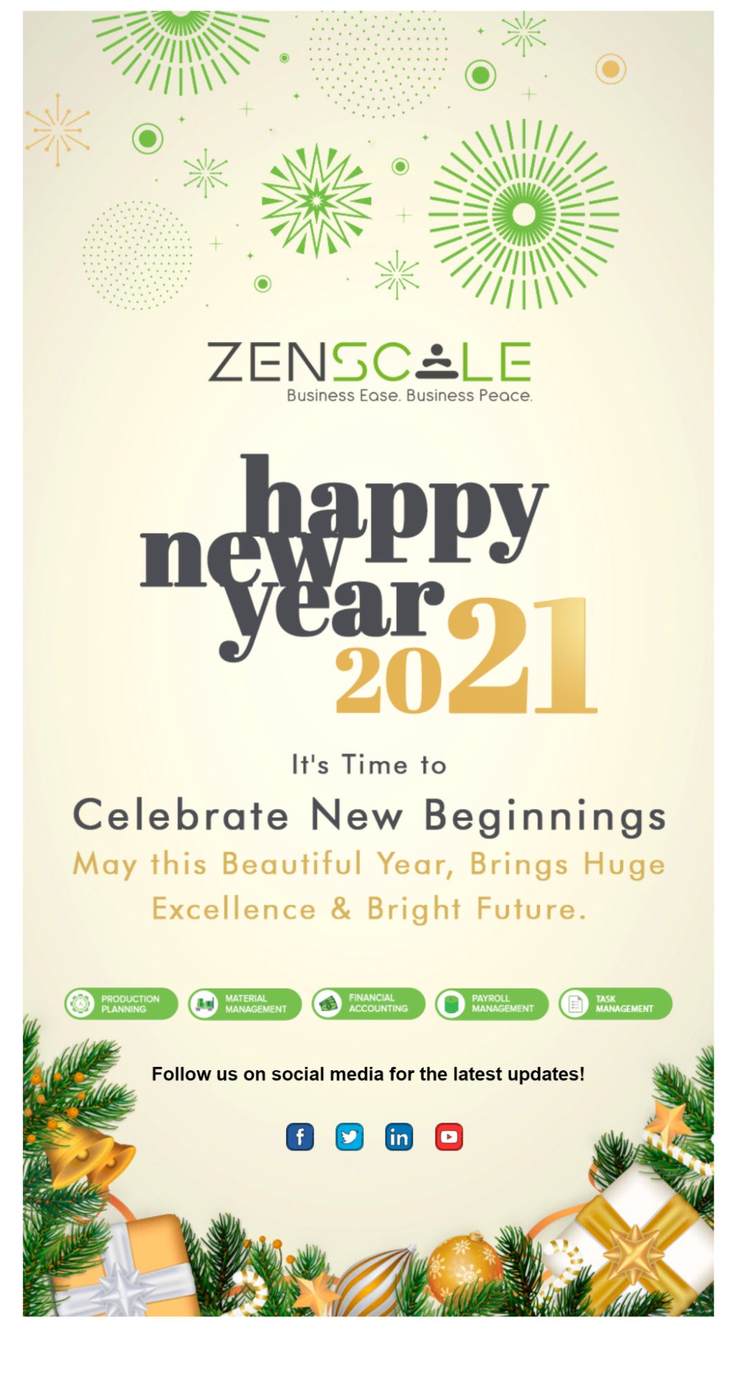 Zenscale happy new year emailer
