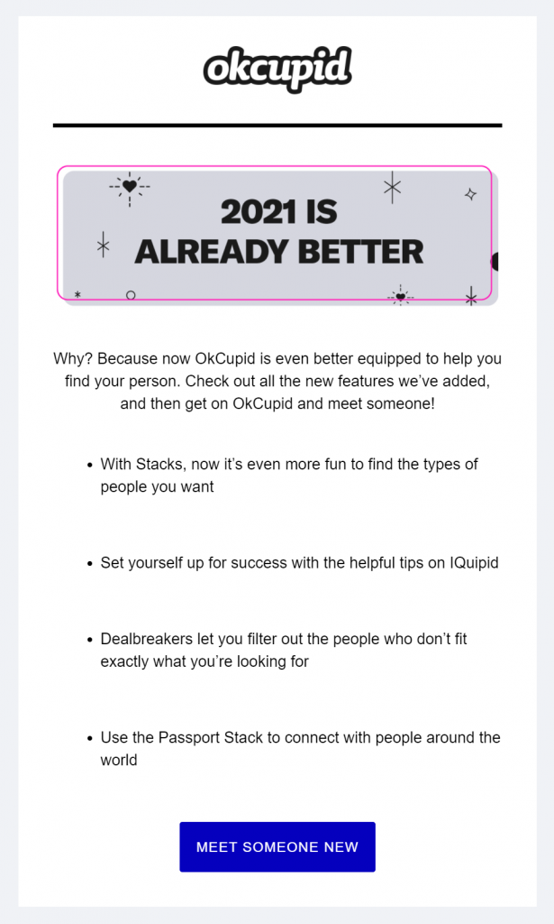  OkCupid happy new year emailer
