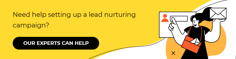 Need help setting up a lead nurturing campaign