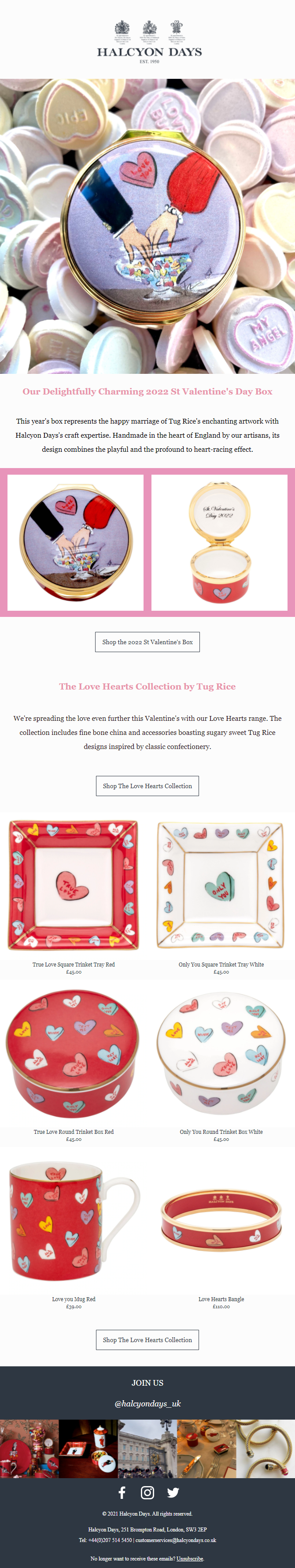 Halcyon V-Day email