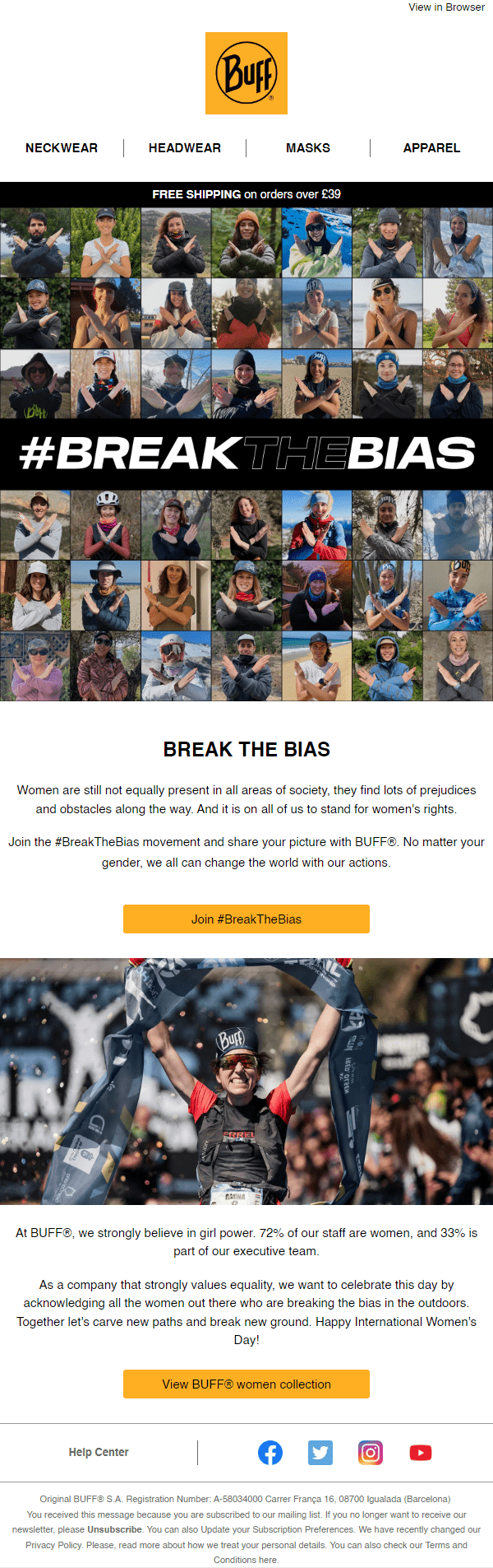 Buff- Women’s Day Email