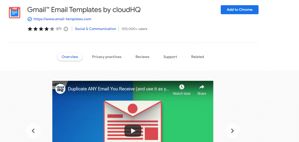 cloudHQ extension