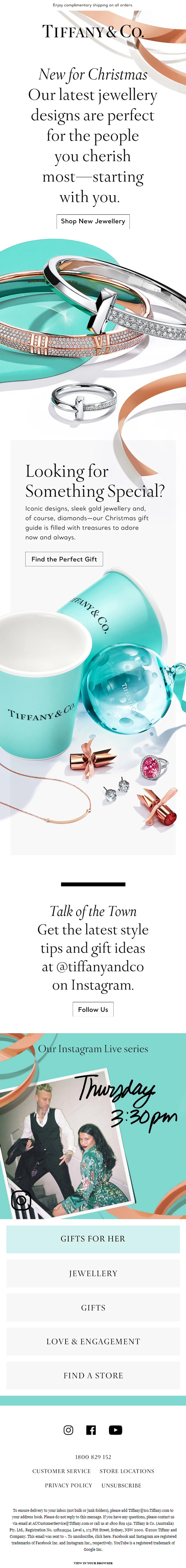  iffany & co.- Christmas email
