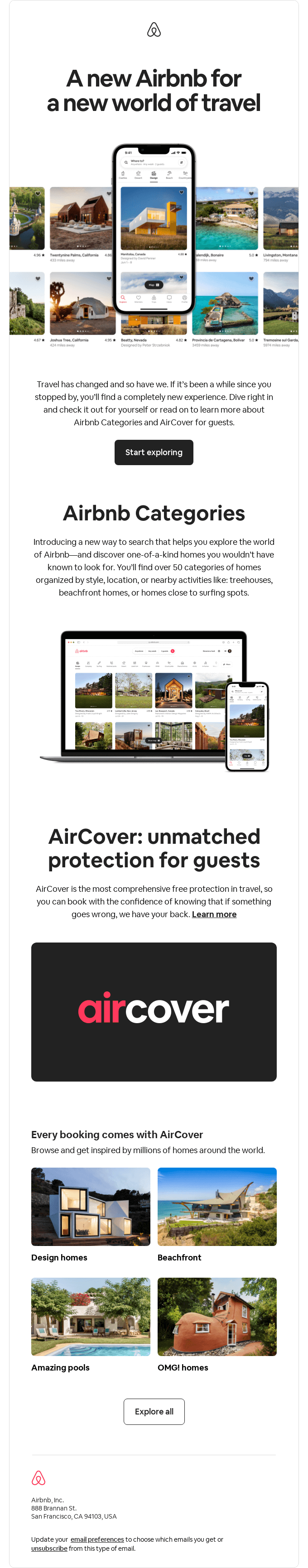 email from Airbnb