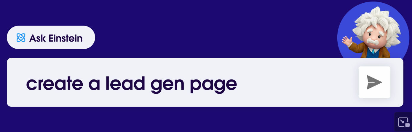 Create Lead gen page