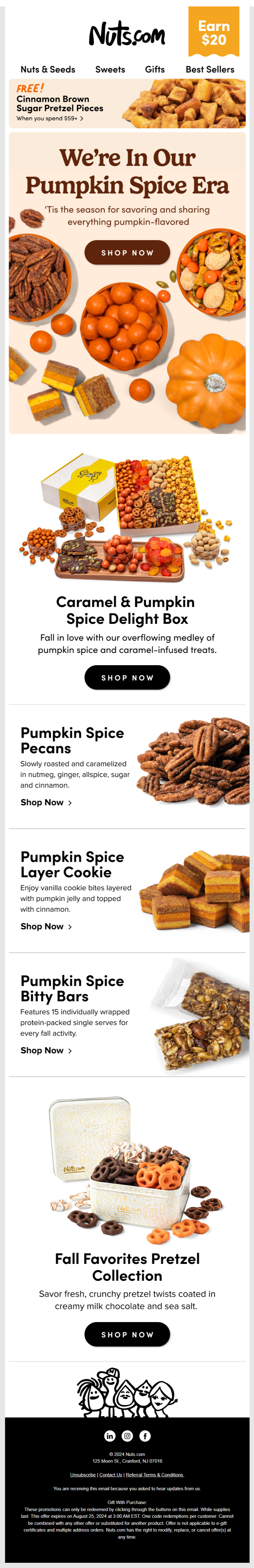 Nuts.com Email Template