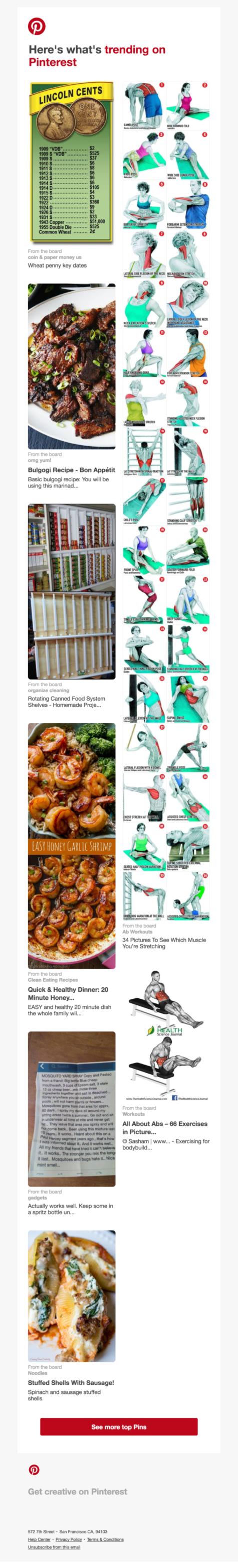 Pinterest- Roundup Email