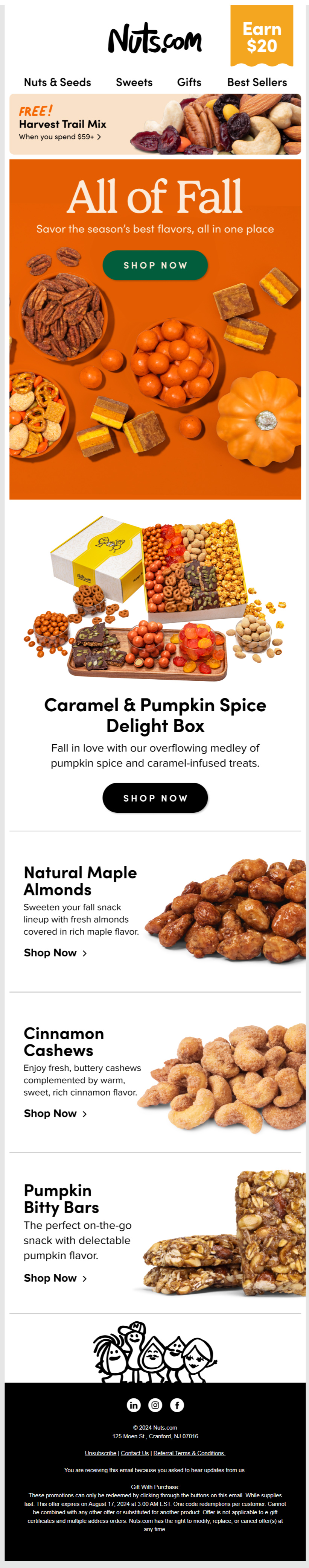 Nuts.com Email Template