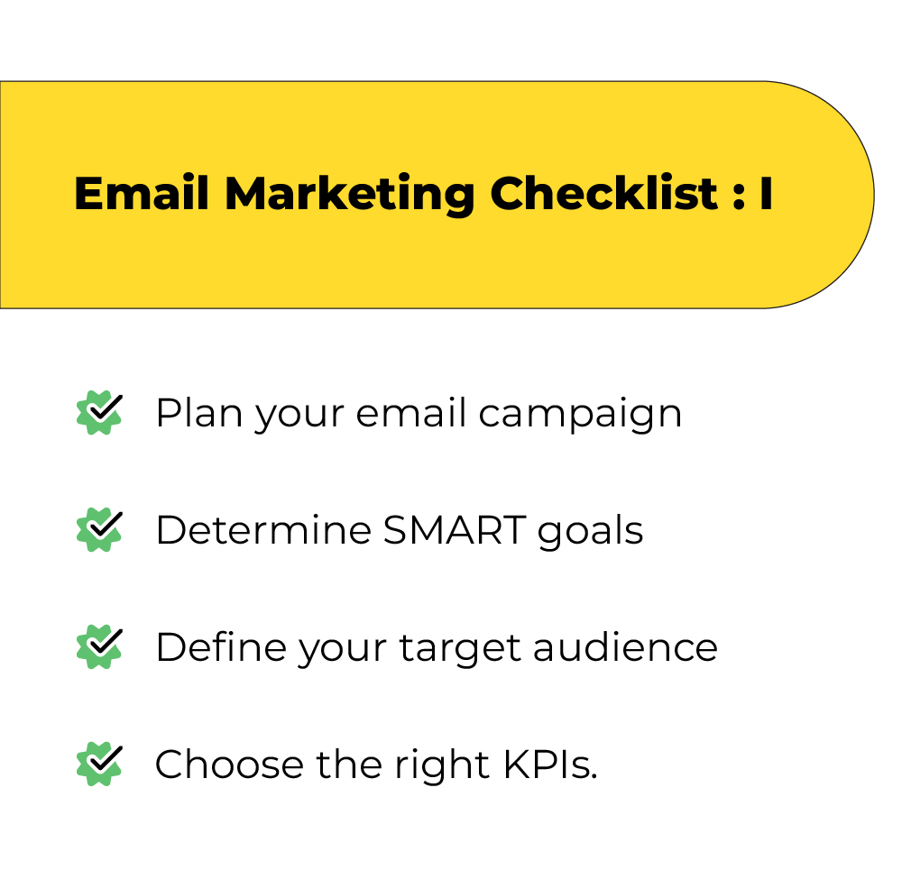 Email marketing checklist 1