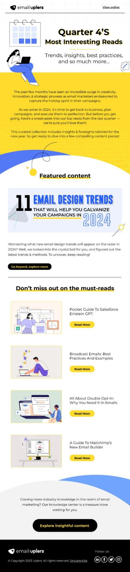 branded email template by Email Uplers