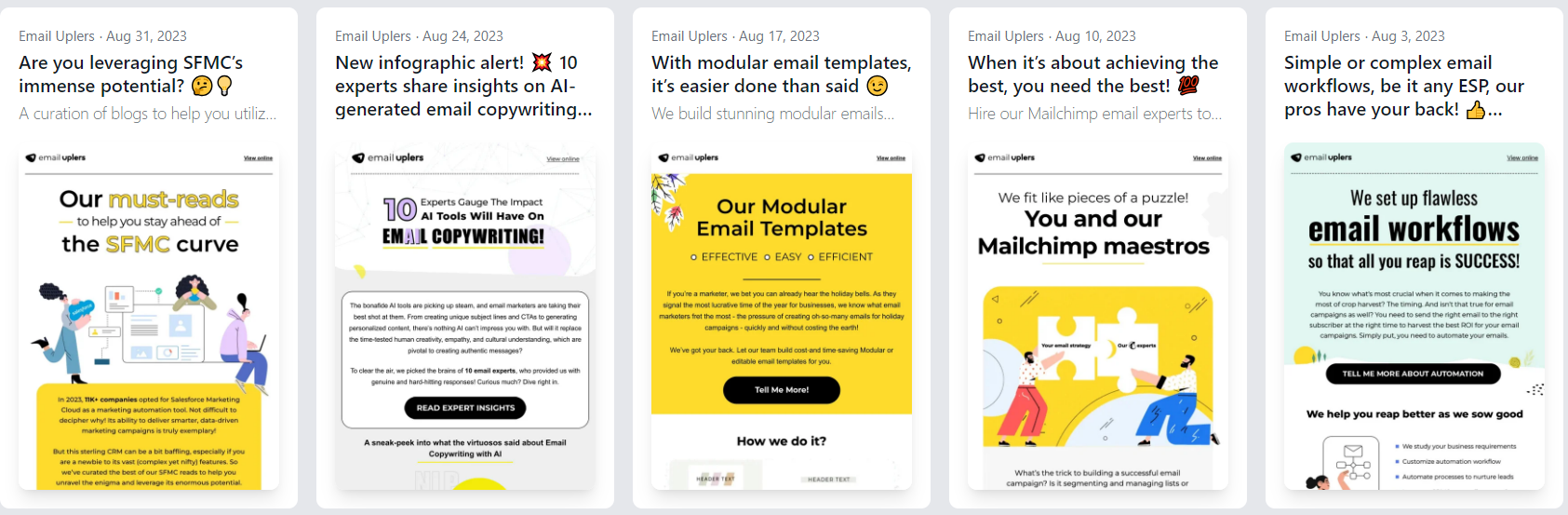 Email Upler’s Email Series for Better Engagement
