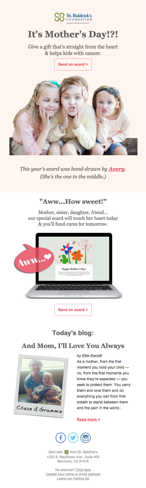 Mother’s Day Email Newsletter Template