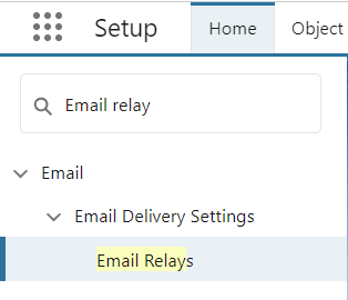 Set up Email Relays
