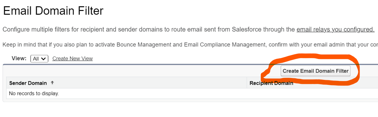 Email Domain Filter