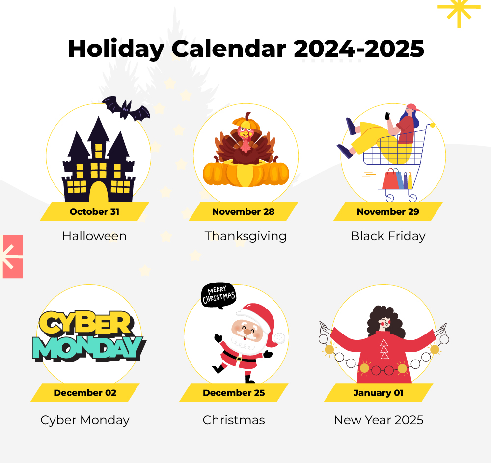 Holiday Calender 2024 - 2025