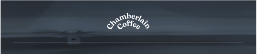 Chamberlain Coffee’s email header template
