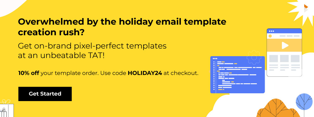 Holiday email templates