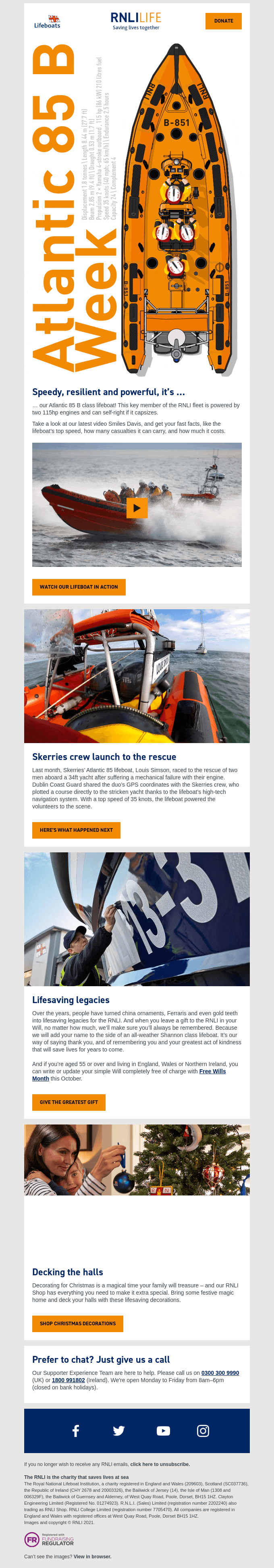 Royal National Lifeboat Institution email