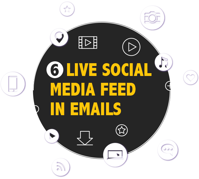 Live Social Media Feeds in Email