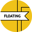 float navigation in landing page